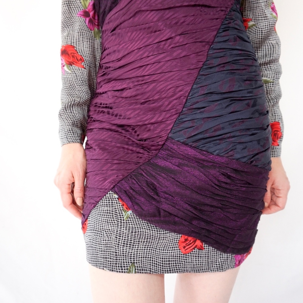 Jill Stuart Cocktail Rose Jessica Mini Dress 0460 - Picture 8 of 8